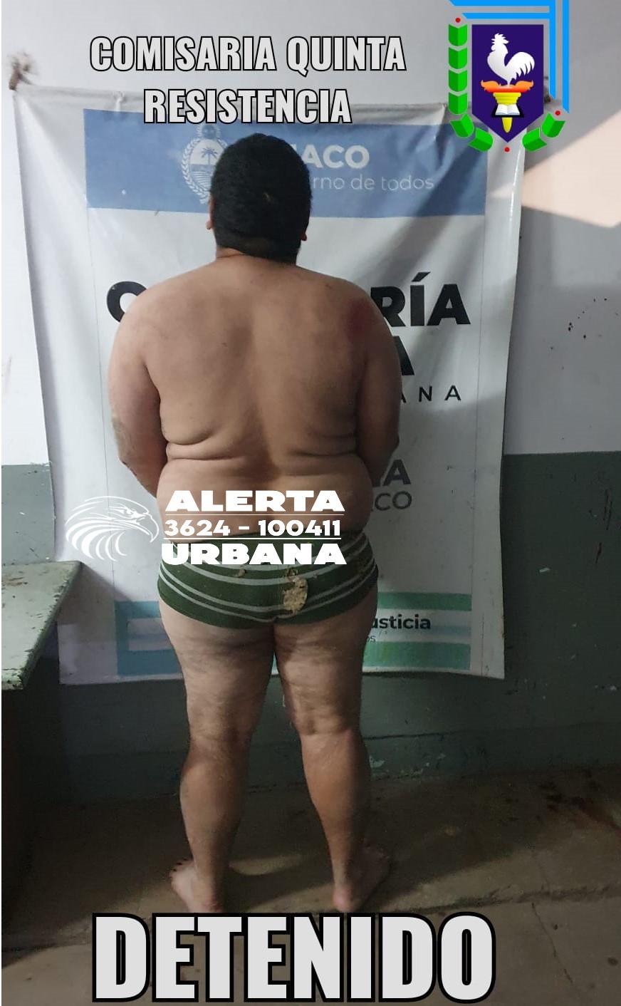 Aprehendido por lesiones y amenazas con arma