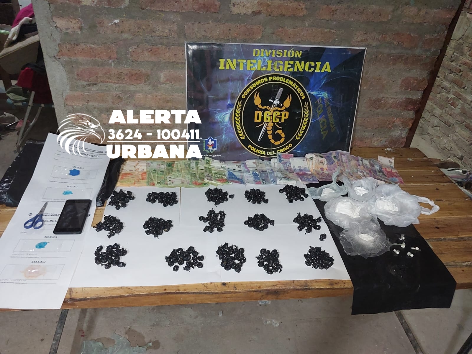 Comercializaba estupefacientes y fue sorprendido con un allanamiento