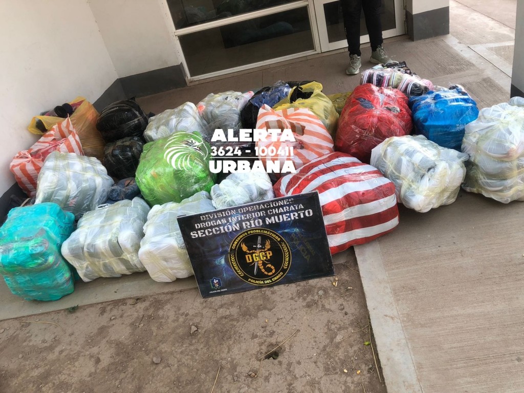 En control policial incautan mercaderías de orígen extranjero