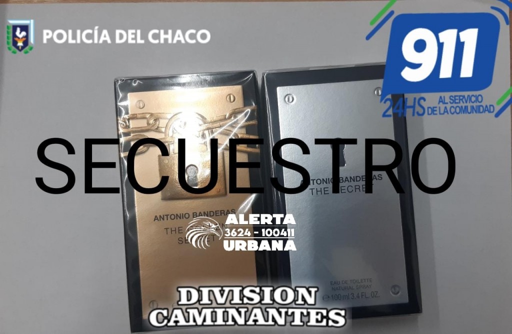 Se llevó dos perfumes sin pagar de una farmacia y lo detuvieron