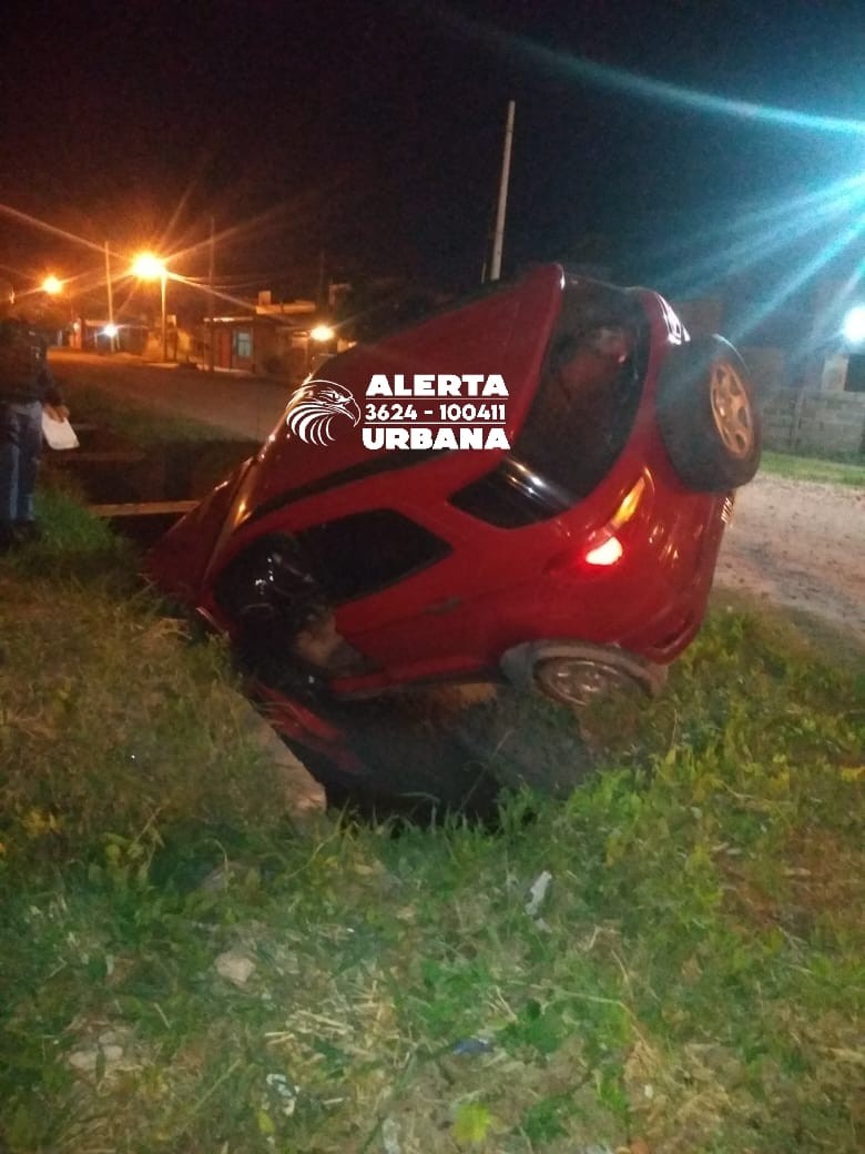 Intentó esquivar un animal y perdió el control