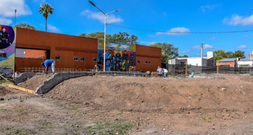 Fontana: avanza la construcción del Playón de la Pista de Skate