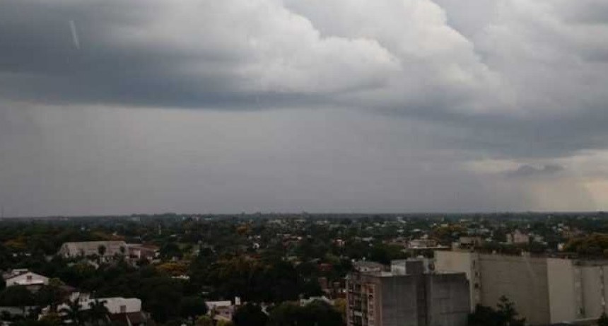 Probabilidad de tormentas fuertes para este miércoles en Resistencia