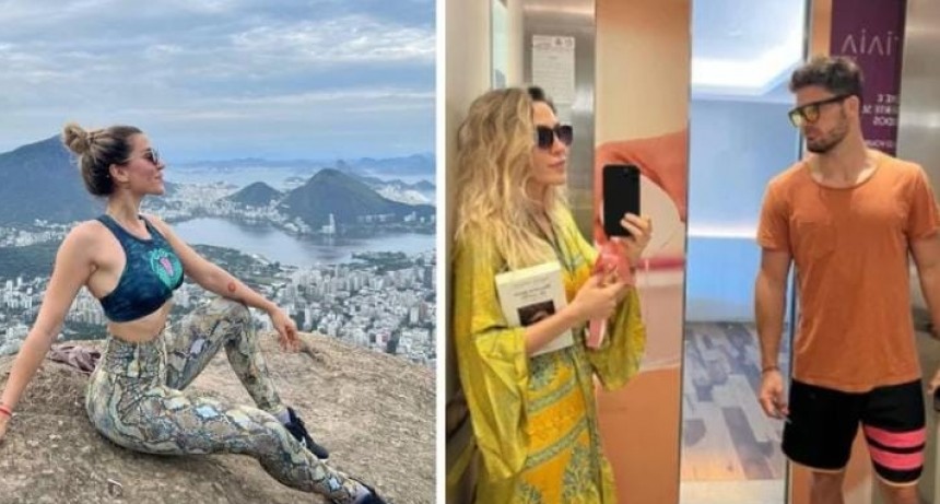 Jimena Barón y su pareja visitaron una favela en Río de Janeiro