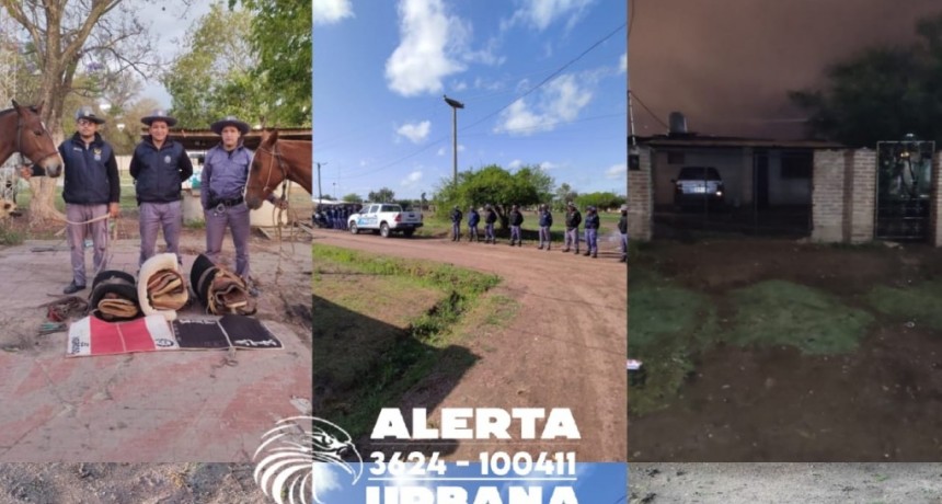 Tormenta, tiros y cuatreros: dispararon contra la dueña del predio y contra los efectivos en allanamientos
