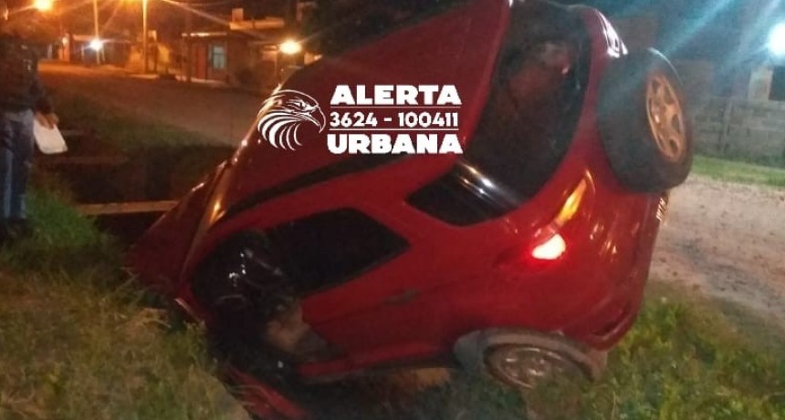 Intentó esquivar un animal y perdió el control